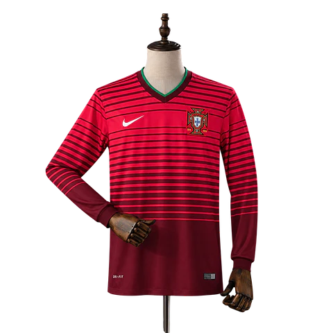 Portugal - Camisola Principal 2014 Retro Manga Comprida