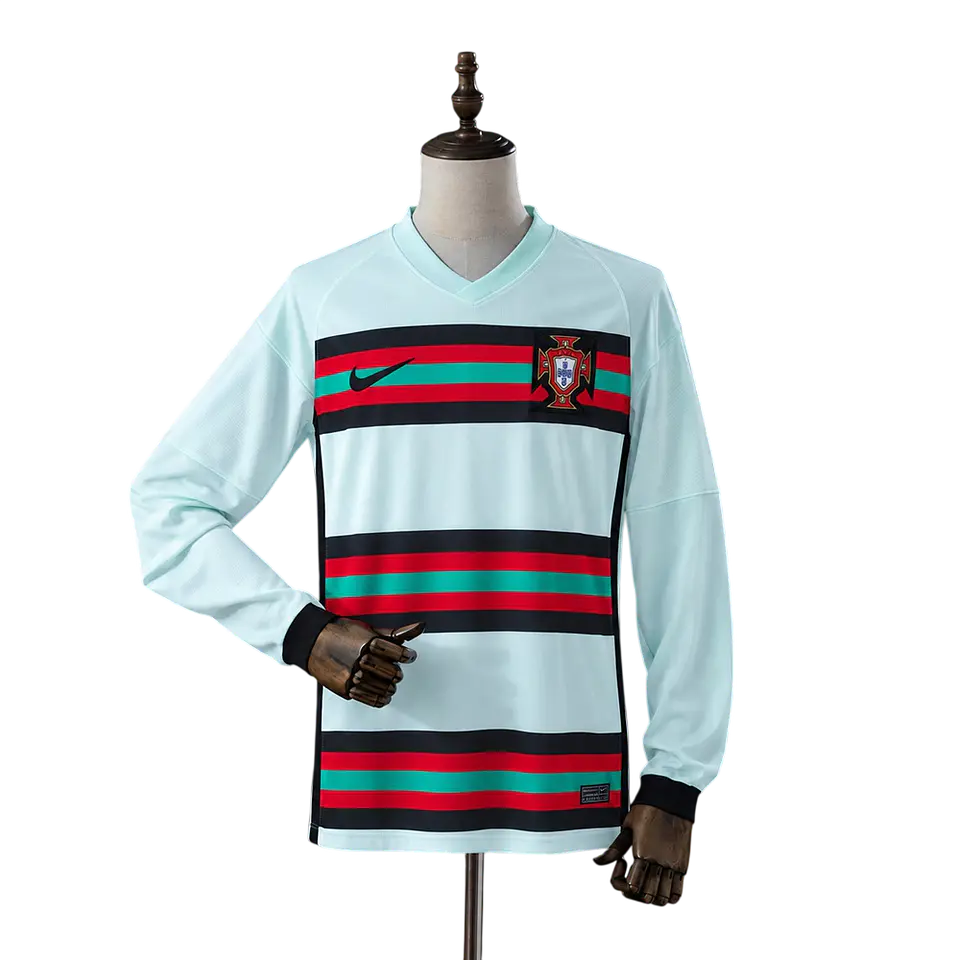 Portugal - Camisola Alternativa 2020 Retro Manga Comprida 1