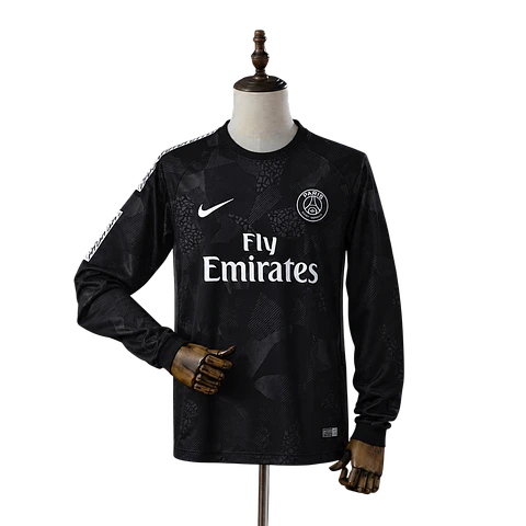 Paris Saint Germain - Terceira Camisola 17/18 Retro Manga Comprida