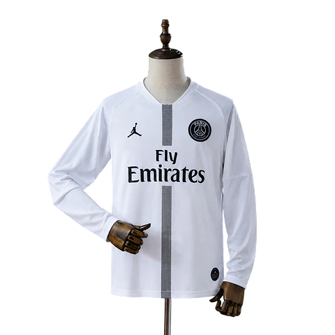 Paris Saint Germain - Camisola Alternativa 18/19 Retro Manga Comprida