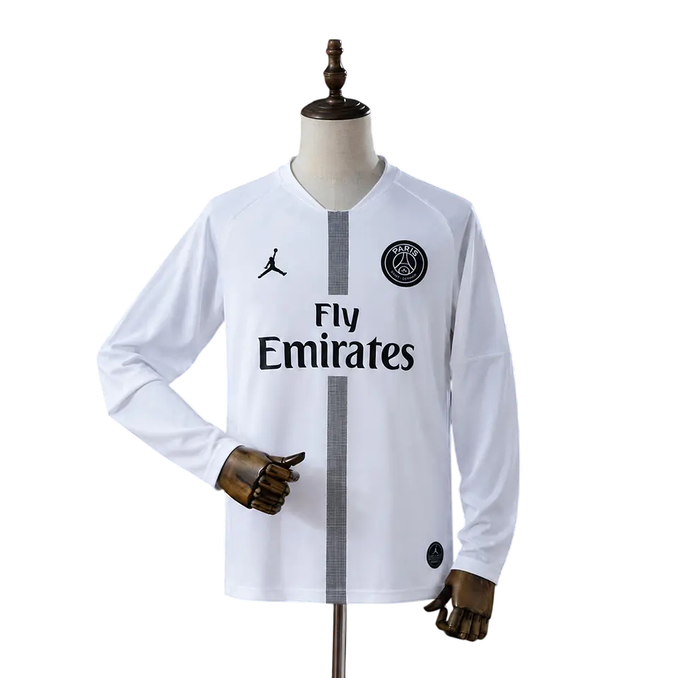 Paris Saint Germain - Camisola Alternativa 18/19 Retro Manga Comprida 1