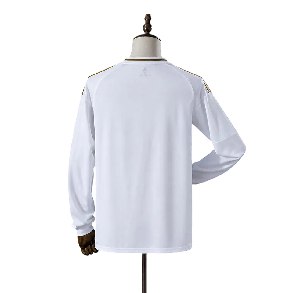 Real Madrid - Camisola Principal 19/20 Retro Manga Comprida 2