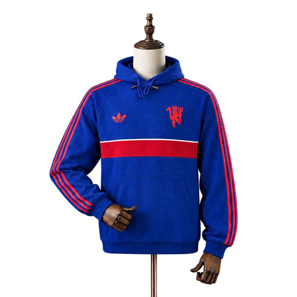 Manchester United - Hoodie Azul e Vermelho 26/27 1