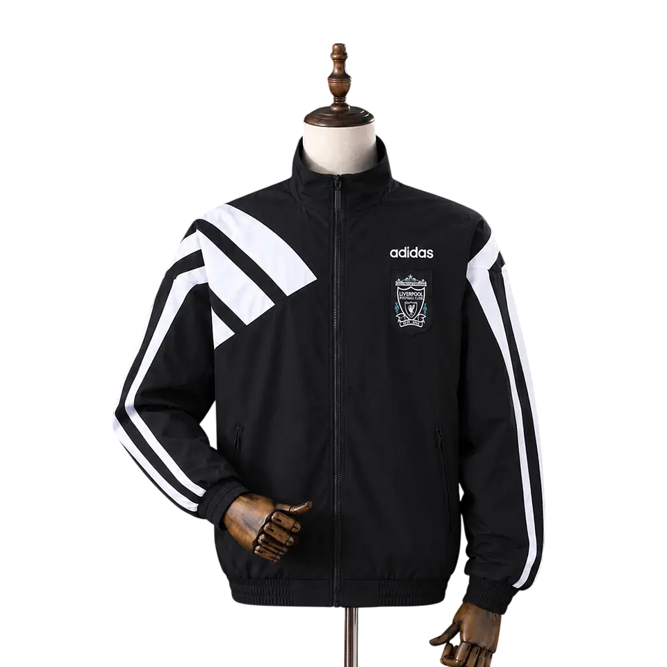 Liverpool - Casaco Preto 95/96 Retro 1