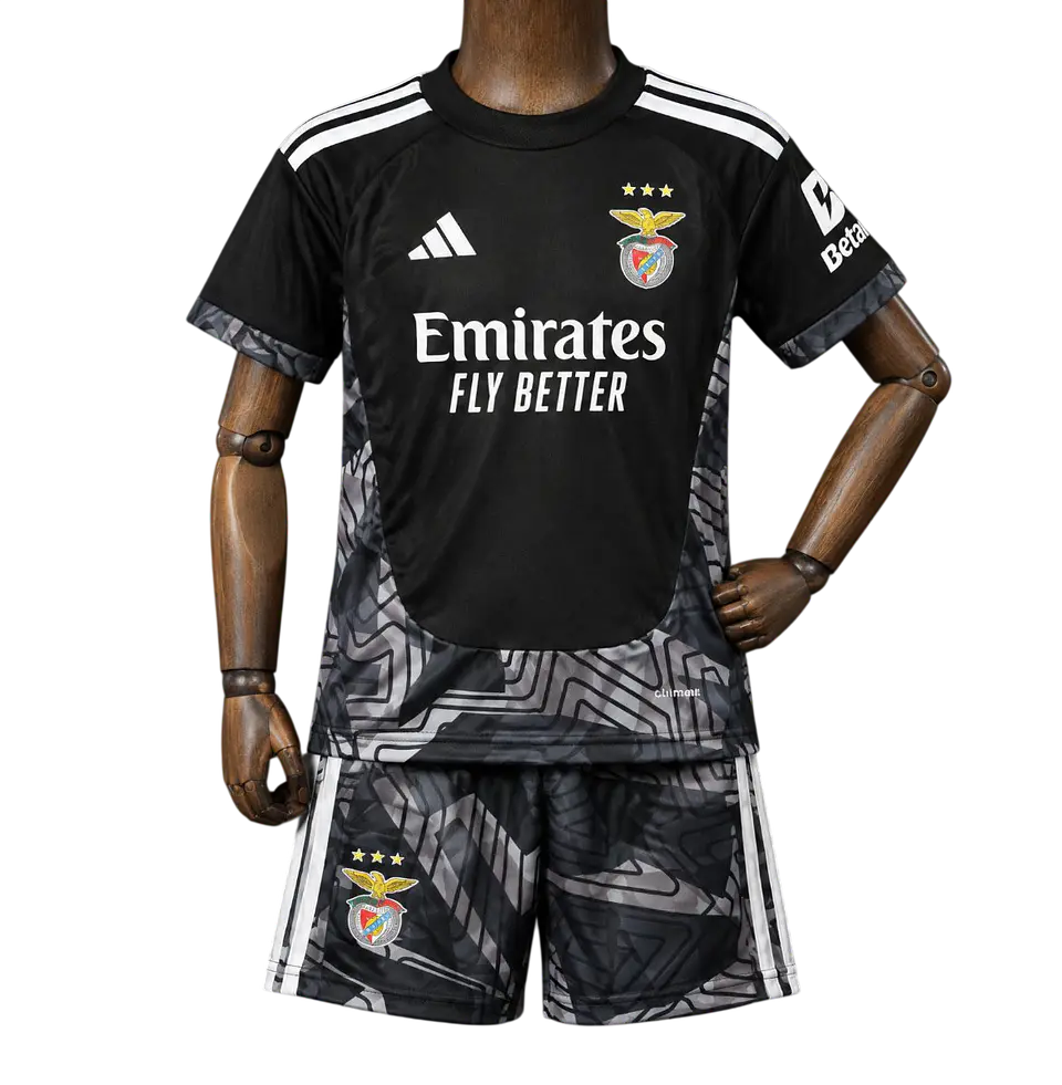 Benfica - Kit de Criança Guarda-Redes Preto 26/27 1