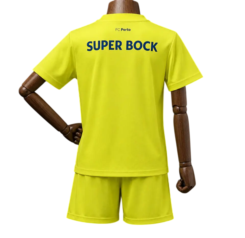 FC Porto - Kit Criança Guarda-Redes Amarelo 26/27 2