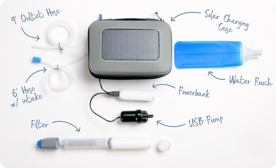 Purificador de agua GoSun Flow 2