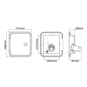 ENTRADA AGUA CON LLAVE EXTERIOR 