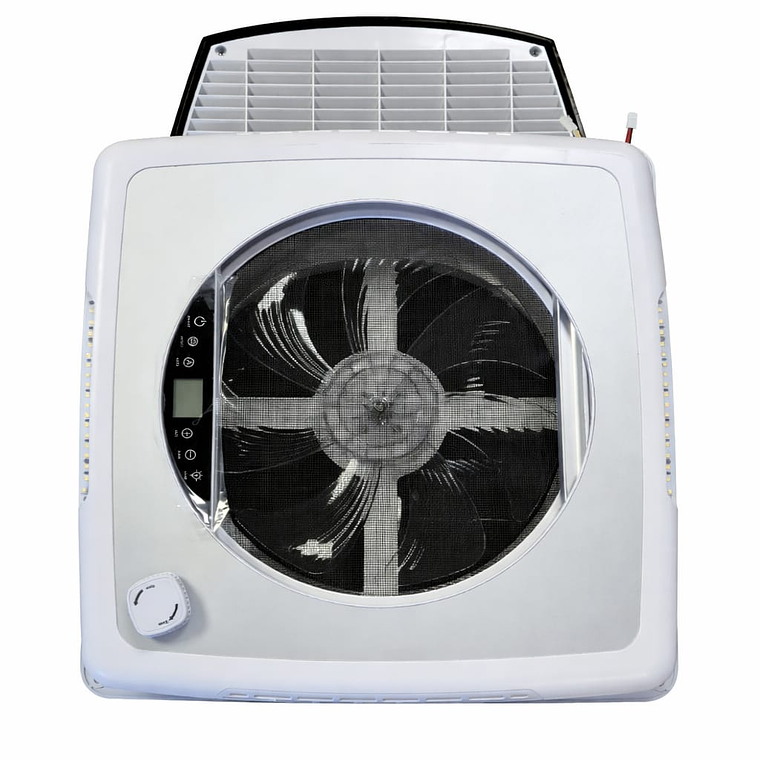 Claraboya Plus Fan 40×40 cm con Ventilador 12V 1