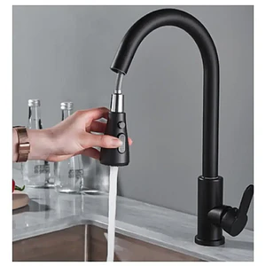 Grifo Llave Monomando Lavaplatos Extraíble Flexible