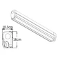 Toldo lateral 400x250 cm - Blanco - Miniatura 2