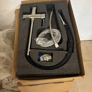 Grifo Llave Monomando Lavaplatos Flexible cromado