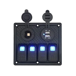 Panel de 4 interruptores