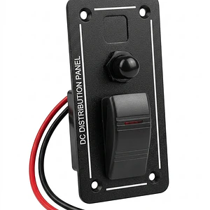 Panel de Distribución DC de 1 Canal con Disyuntor Integrado (12V/24V)
