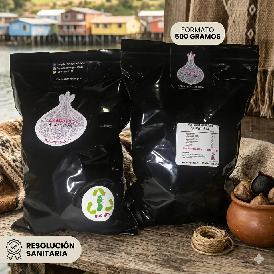 Ajo Negro Chilote 500 g 3