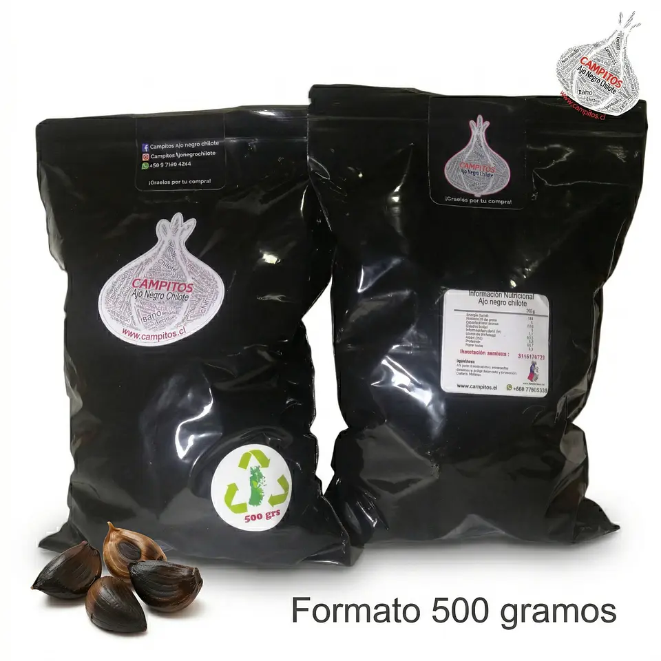 Ajo Negro Chilote 500 g 2