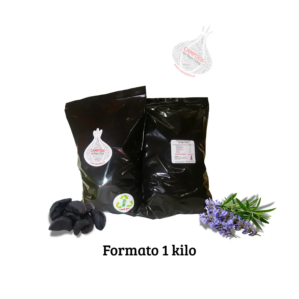 Ajo Negro Chilote 1 kilo  1
