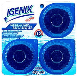 1006079 Pastilla Estanque Azul Igenix Virginia 48gr x3