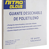 Guante Polietileno Talla Única Nitro Glove Caja 100 unidades