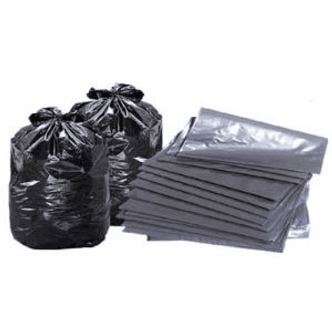Bolsa Negra Para Basura Jumbo Reciclable 90x120cm 1kg 8 Pzas