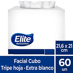 16810 Facial Elite Cubo  Caja 36 Cubos x 60un