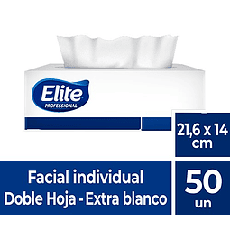 16509 Facial Elite Individual Caja 42 Cajitas x 50un