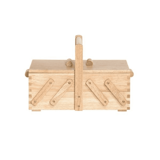 Caja de costura madera 2 niveles Prym
