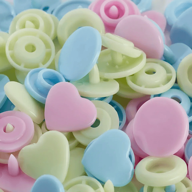 Botones de Presión  Prym Love color Snap 12,4mm Corazon