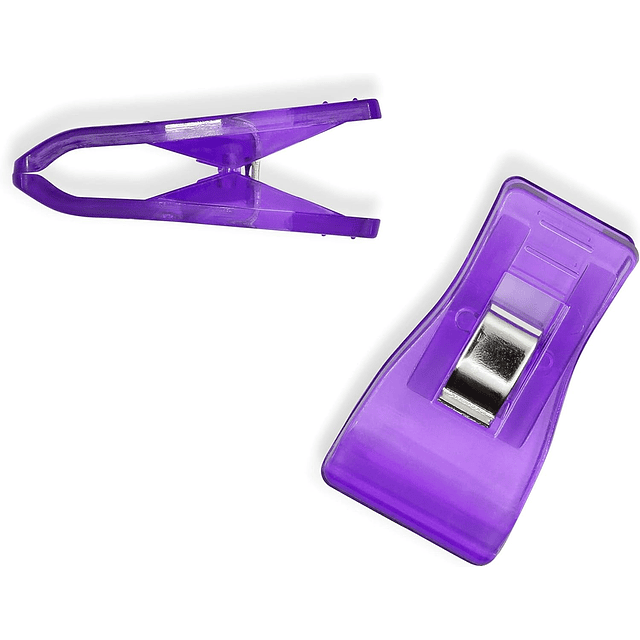 12 Clips de Costura Purpura