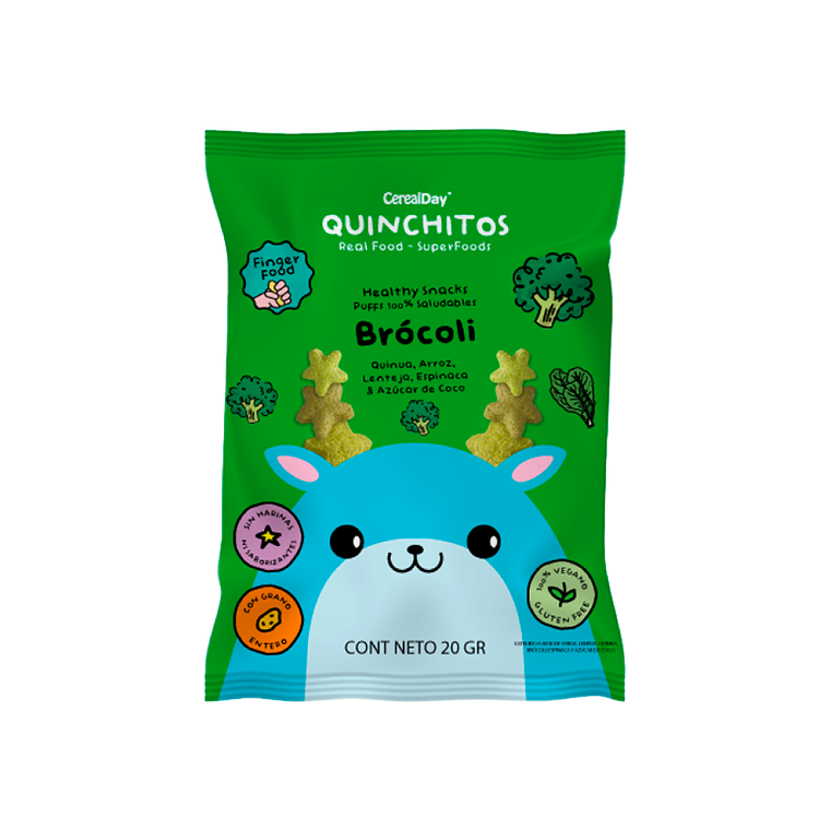 QUINCHITOS BROCOLI Snack 20g 1