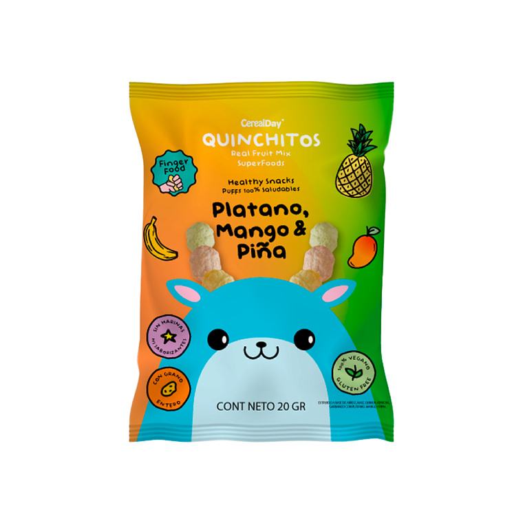 QUINCHITOS MIX FRUITS Snack 20g 1