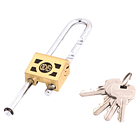 Candado Odis 710 A3 33mm llave lateral y gancho largo ajustable 3