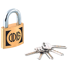 Candado con Llave de Seguridad 60mm 460 Odis 4