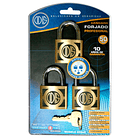 Candado Odis 350 50mm x3 estándar llaves iguales 3