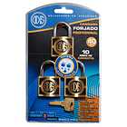 Candado Odis 340 x3 40mm estándar llaves iguales 3