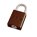 Candado de Bloqueo Café Odis 38mm 1