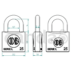 Candado de 25 mm Odis L25 2