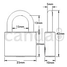 Candado Oister E25 25mm 2