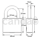 Candado Oister E50 50mm  2