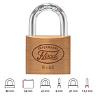 Candado 40mm E-40 Flood 2