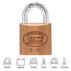 Candado 30mm E-30 Flood 2