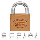 Juego Candados Amaestrados 45mm X-30 12un Flood 2