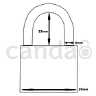 Candado Latón Marine 40mm 75IB/40 Abus 2
