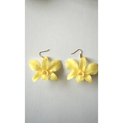 Aros Orquidea Amarillos