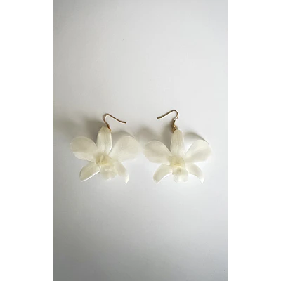 Aros Orquídea Blanca
