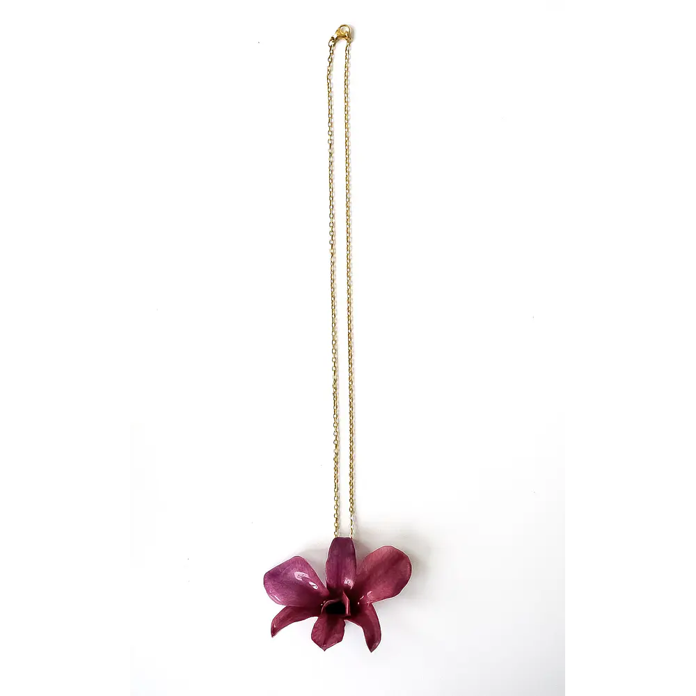 Collar Orquídea Morada