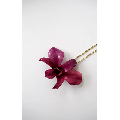 Collar Orquídea Morada
