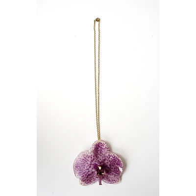 Collar Orquídea Print