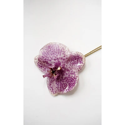 Collar Orquídea Print