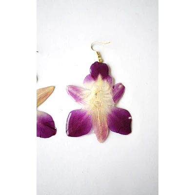Aros Orquídea Bicolor